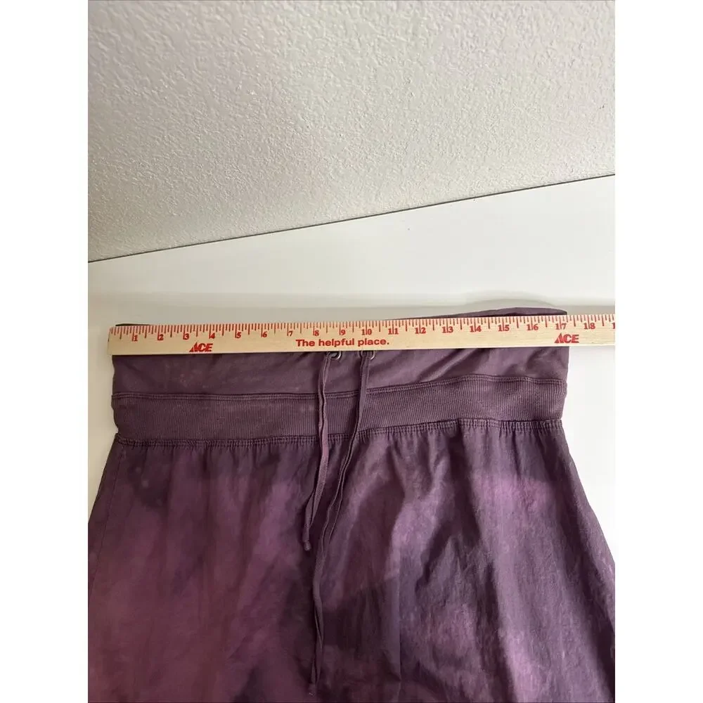 Xcvi Skirt Maxi Ruched Boho Western Large L Tie Dye Purple Cinched - Picture 6 of 6